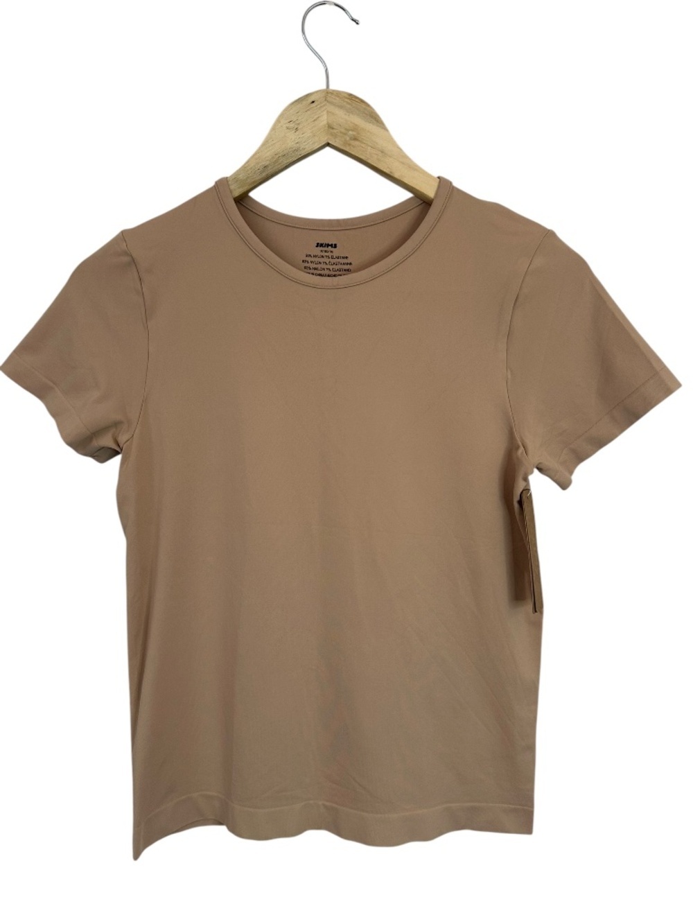 NEW Skims Smoothing Seamless T-Shirt Women's Size 1X Clean Girl Athleisure